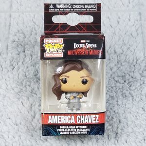 Funko Pop Marvel Keychain America Chavez Multiverse Doctor Strange (A)